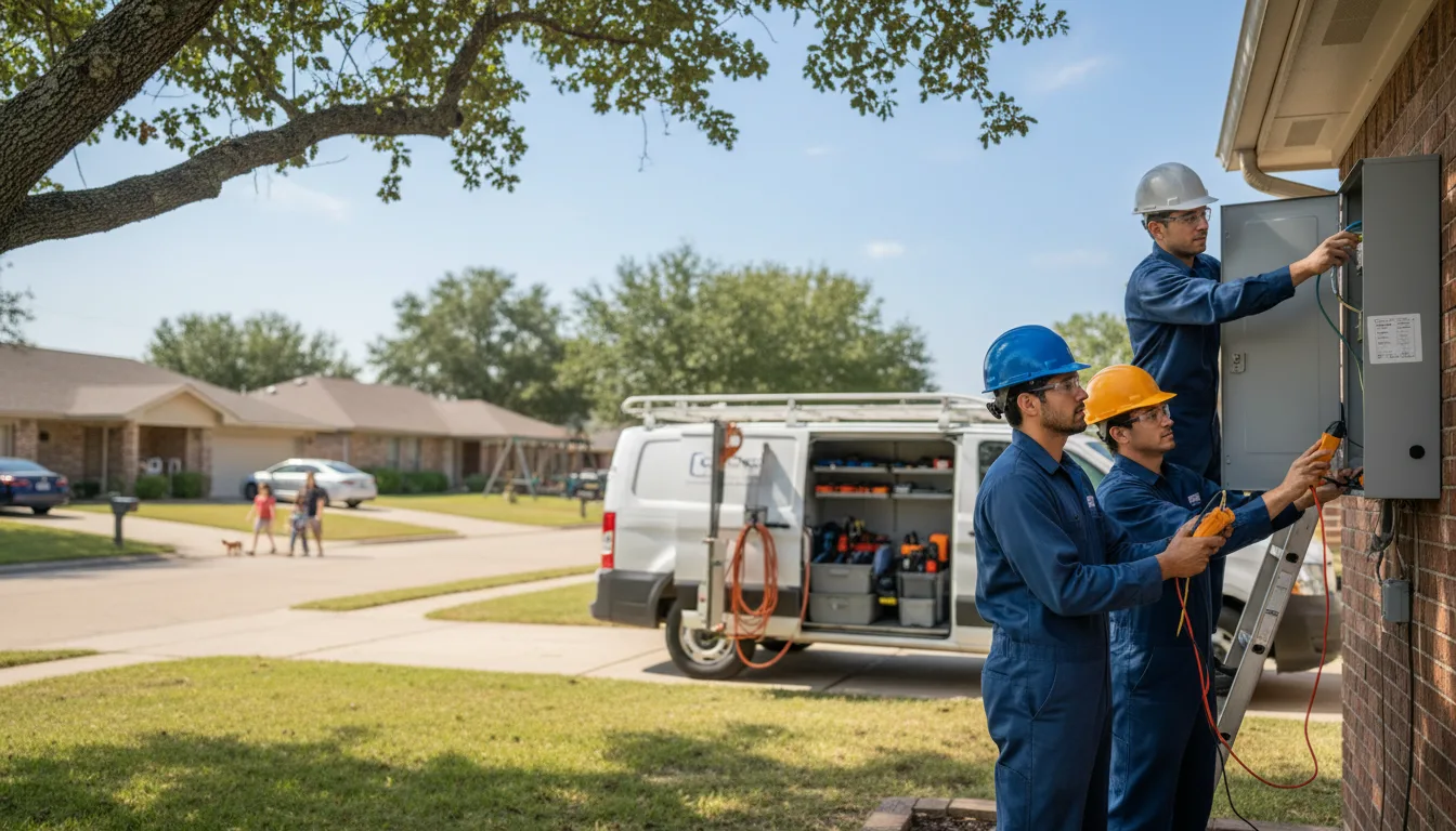 Certified electrician providing emergency electrical services in Orefield, PA